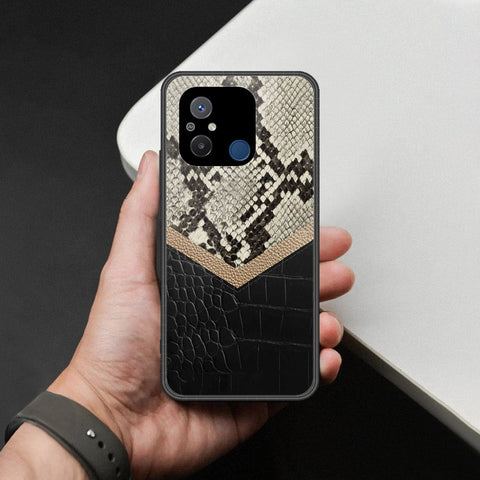 Xiaomi Redmi 12C Cover - Printed Skins Series - HQ Ultra Shine Premium Infinity Glass Soft Silicon Borders Case