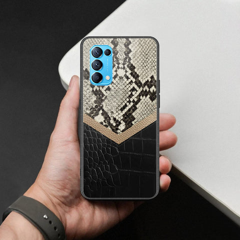 Oppo Reno 5 4G Cover - Printed Skins Series - HQ Ultra Shine Premium Infinity Glass Soft Silicon Borders Case