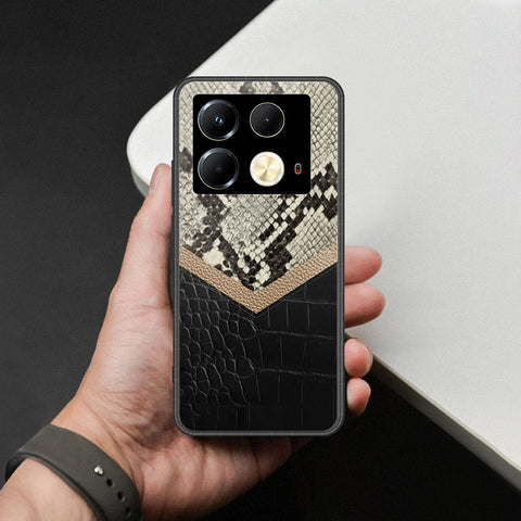 Infinix Note 40 Pro Plus Cover - Printed Skins Series - HQ Ultra Shine Premium Infinity Glass Soft Silicon Borders Case
