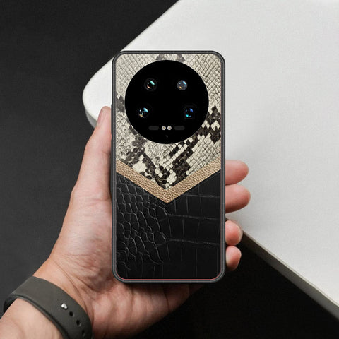 Xiaomi 14 Ultra Cover - Printed Skins Series - HQ Ultra Shine Premium Infinity Glass Soft Silicon Borders Case