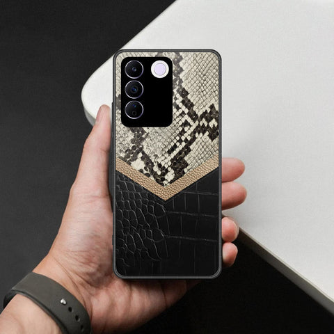Vivo S16e Cover - Printed Skins Series - HQ Ultra Shine Premium Infinity Glass Soft Silicon Borders Case