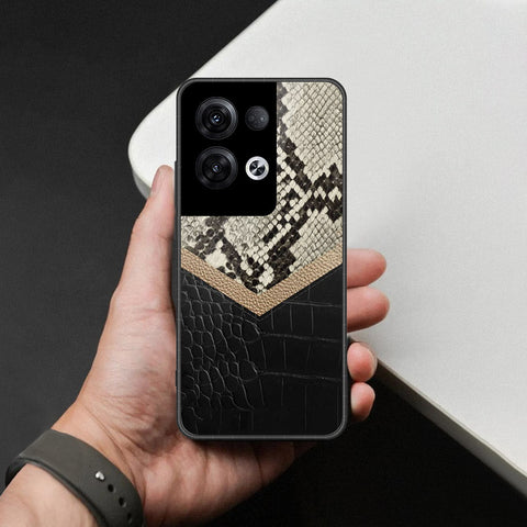 Oppo Reno 8 Pro  Cover - Printed Skins Series - HQ Ultra Shine Premium Infinity Glass Soft Silicon Borders Case