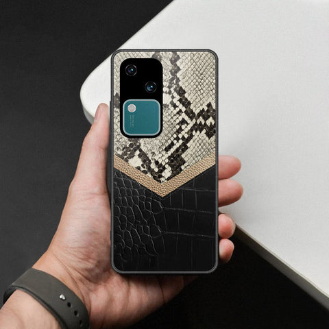 Vivo S18 Cover - Printed Skins Series - HQ Ultra Shine Premium Infinity Glass Soft Silicon Borders Case