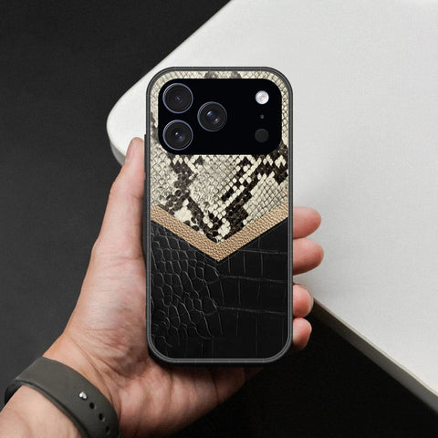 iPhone 17 Pro - Printed Skins Series - HQ Ultra Shine Premium Infinity Glass Soft Silicon Borders Case