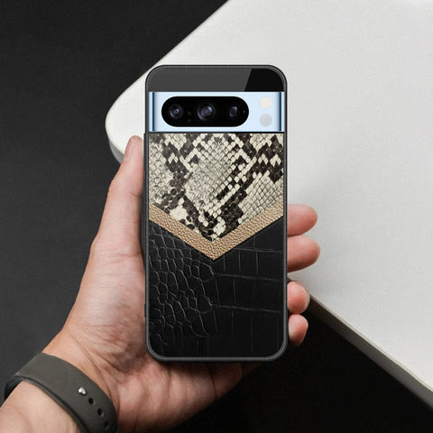 Google Pixel 8 Pro Cover - Printed Skins Series - HQ Ultra Shine Premium Infinity Glass Soft Silicon Borders Case