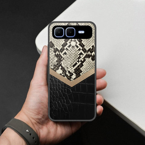 Infinix Smart 10 Plus Cover - Printed Skins Series - HQ Ultra Shine Premium Infinity Glass Soft Silicon Borders Case