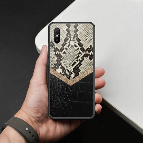 Xiaomi Redmi 9A Cover - Printed Skins Series - HQ Ultra Shine Premium Infinity Glass Soft Silicon Borders Case