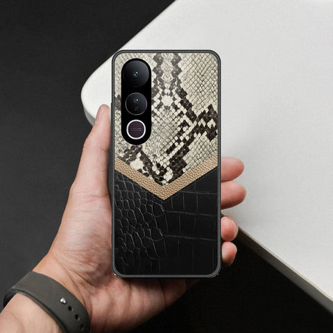 Vivo V50 Lite Cover - Printed Skins Series - HQ Ultra Shine Premium Infinity Glass Soft Silicon Borders Case