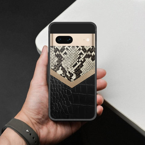 Google Pixel 7 Cover - Printed Skins Series - HQ Ultra Shine Premium Infinity Glass Soft Silicon Borders Case