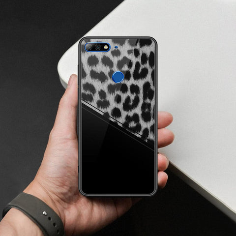 Huawei Y7 Prime 2018 Cover - Printed Skins Series - HQ Ultra Shine Premium Infinity Glass Soft Silicon Borders Case