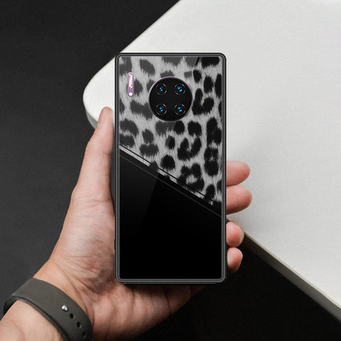 Huawei Mate 30 Pro Cover - Printed Skins Series - HQ Ultra Shine Premium Infinity Glass Soft Silicon Borders Case