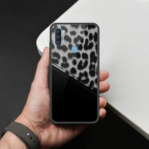 Samsung Galaxy A11 Cover - Printed Skins Series - HQ Ultra Shine Premium Infinity Glass Soft Silicon Borders Case