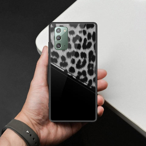 Samsung Galaxy Note 20 Cover - Printed Skins Series - HQ Ultra Shine Premium Infinity Glass Soft Silicon Borders Case