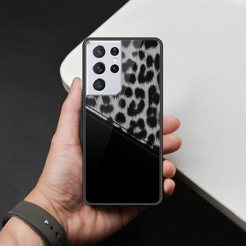 Samsung Galaxy S21 Ultra 5G Cover - Printed Skins Series - HQ Ultra Shine Premium Infinity Glass Soft Silicon Borders Case
