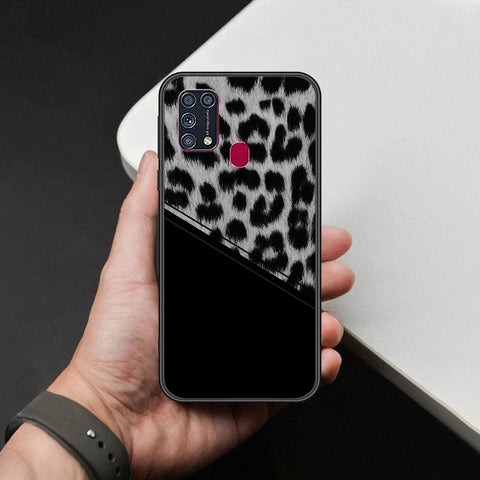 Samsung Galaxy F41 Cover - Printed Skins Series - HQ Ultra Shine Premium Infinity Glass Soft Silicon Borders Case