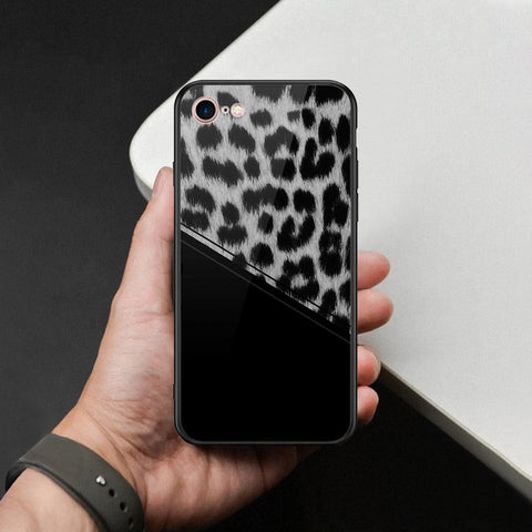 iPhone 8 / 7 - Printed Skins Series - HQ Ultra Shine Premium Infinity Glass Soft Silicon Borders Case