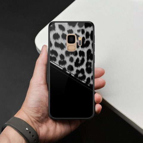 Samsung Galaxy S9 Cover - Printed Skins Series - HQ Ultra Shine Premium Infinity Glass Soft Silicon Borders Case