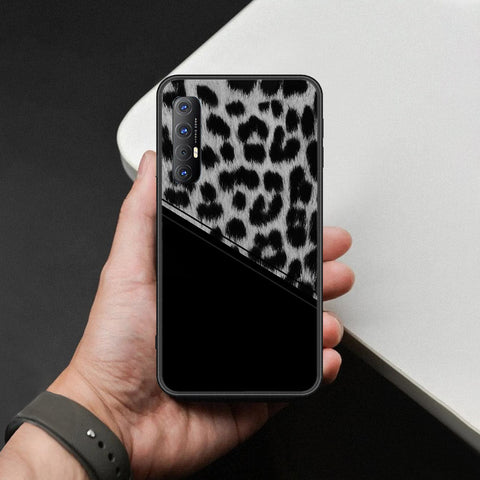 Oppo Reno 3 Pro Cover - Printed Skins Series - HQ Ultra Shine Premium Infinity Glass Soft Silicon Borders Case