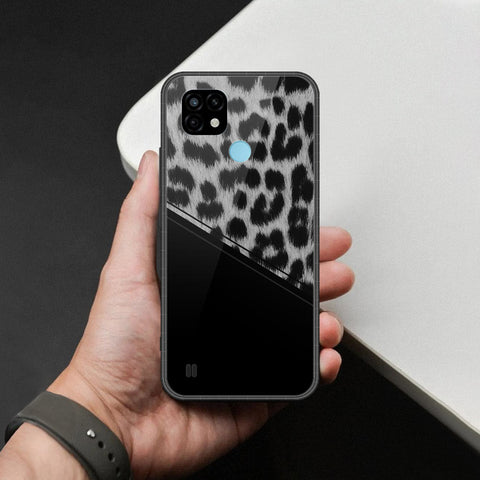 Realme C21 Cover - Printed Skins Series - HQ Ultra Shine Premium Infinity Glass Soft Silicon Borders Case