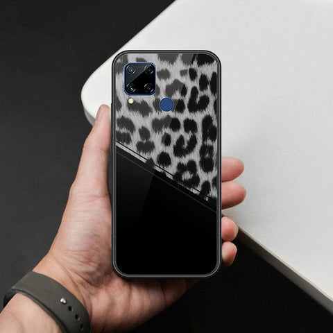 Realme C15 Cover - Printed Skins Series - HQ Ultra Shine Premium Infinity Glass Soft Silicon Borders Case