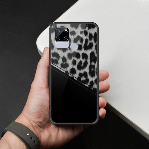 Realme C12 Cover - Printed Skins Series - HQ Ultra Shine Premium Infinity Glass Soft Silicon Borders Case