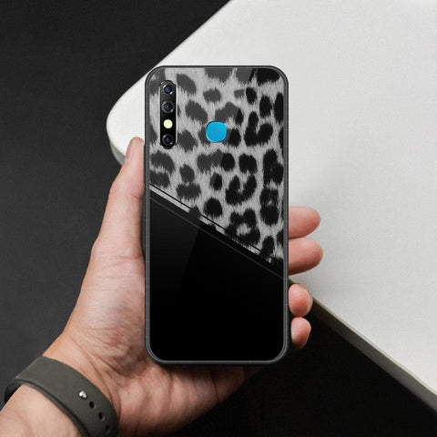 Infinix Hot 8 Cover - Printed Skins Series - HQ Ultra Shine Premium Infinity Glass Soft Silicon Borders Case