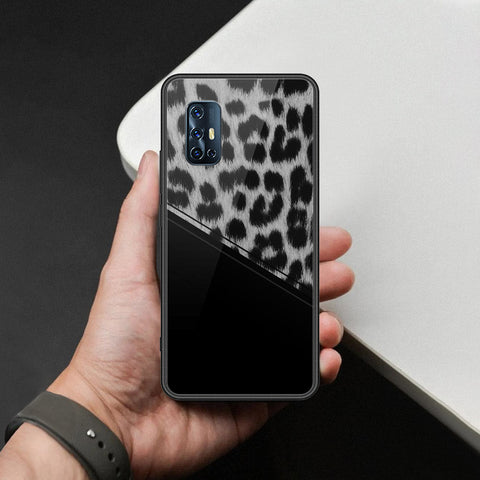 Vivo V17 Cover - Printed Skins Series - HQ Ultra Shine Premium Infinity Glass Soft Silicon Borders Case
