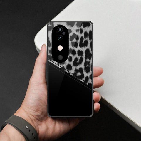 Vivo V40 Cover - Printed Skins Series - HQ Ultra Shine Premium Infinity Glass Soft Silicon Borders Case