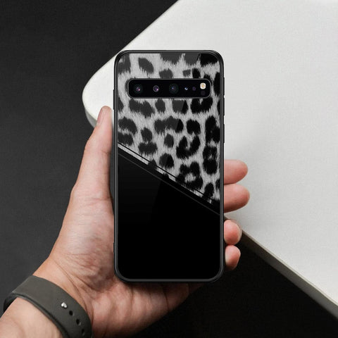Samsung Galaxy S10 5G Cover - Printed Skins Series - HQ Ultra Shine Premium Infinity Glass Soft Silicon Borders Case