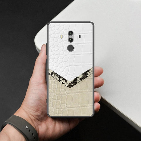 Huawei Mate 10 Pro Cover - Printed Skins Series - HQ Ultra Shine Premium Infinity Glass Soft Silicon Borders Case