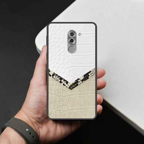 Huawei Honor 6X Cover - Printed Skins Series - HQ Ultra Shine Premium Infinity Glass Soft Silicon Borders Case