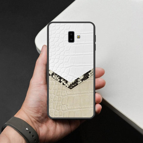 Samsung Galaxy J6 Plus 2018 Cover - Printed Skins Series - HQ Ultra Shine Premium Infinity Glass Soft Silicon Borders Case