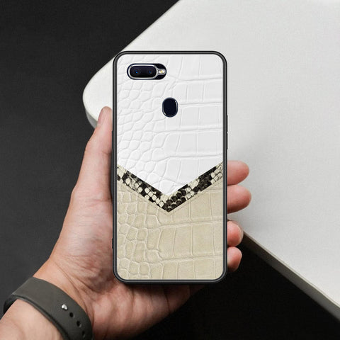Oppo A7x Cover - Printed Skins Series - HQ Ultra Shine Premium Infinity Glass Soft Silicon Borders Case