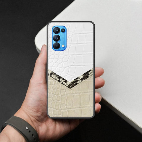 Oppo Reno 5 Pro 5G Cover - Printed Skins Series - HQ Ultra Shine Premium Infinity Glass Soft Silicon Borders Case