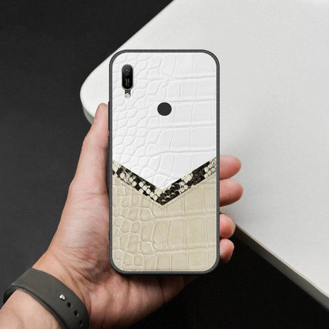 Huawei Y6 2019 / Y6 Prime 2019 Cover - Printed Skins Series - HQ Ultra Shine Premium Infinity Glass Soft Silicon Borders Case