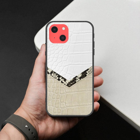 iPhone 13 Mini Cover - Printed Skins Series - HQ Ultra Shine Premium Infinity Glass Soft Silicon Borders Case