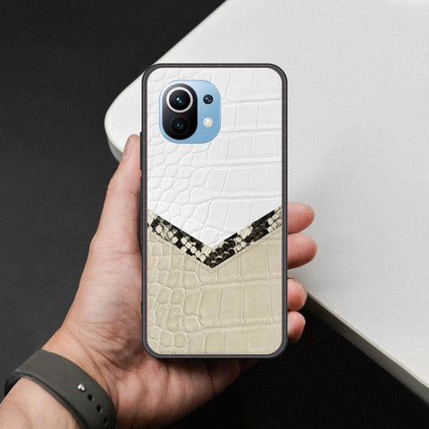 Xiaomi Mi 11 Cover - Printed Skins Series - HQ Ultra Shine Premium Infinity Glass Soft Silicon Borders Case
