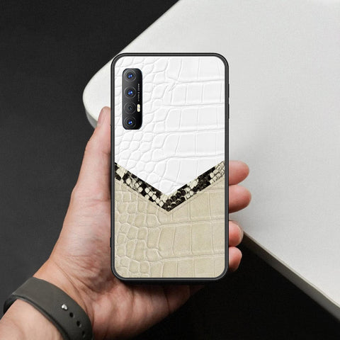 Oppo Reno 3 Pro Cover - Printed Skins Series - HQ Ultra Shine Premium Infinity Glass Soft Silicon Borders Case