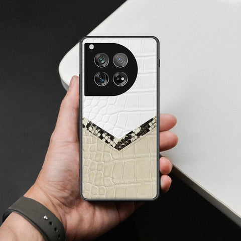 OnePlus 12 Cover - Printed Skins Series - HQ Ultra Shine Premium Infinity Glass Soft Silicon Borders Case