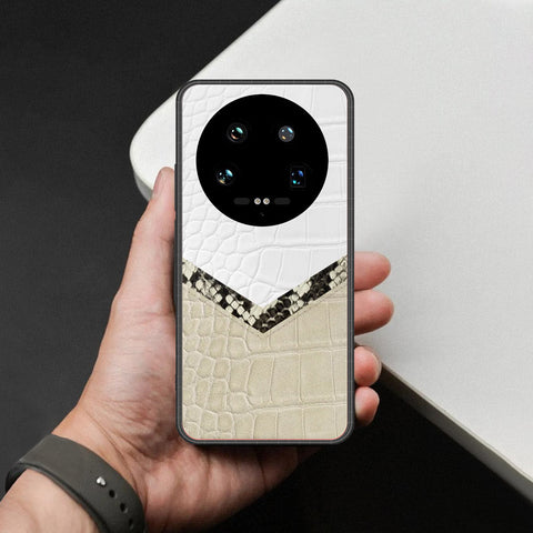 Xiaomi 14 Ultra Cover - Printed Skins Series - HQ Ultra Shine Premium Infinity Glass Soft Silicon Borders Case