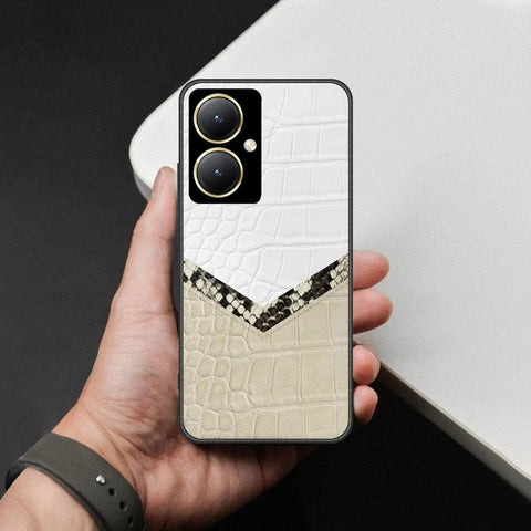 Vivo Y35m Plus Cover - Printed Skins Series - HQ Ultra Shine Premium Infinity Glass Soft Silicon Borders Case