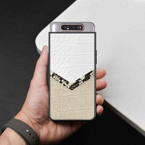 Samsung Galaxy A90 Cover - Printed Skins Series - HQ Ultra Shine Premium Infinity Glass Soft Silicon Borders Case