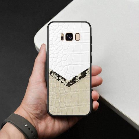 Samsung Galaxy S8 Cover - Printed Skins Series - HQ Ultra Shine Premium Infinity Glass Soft Silicon Borders Case