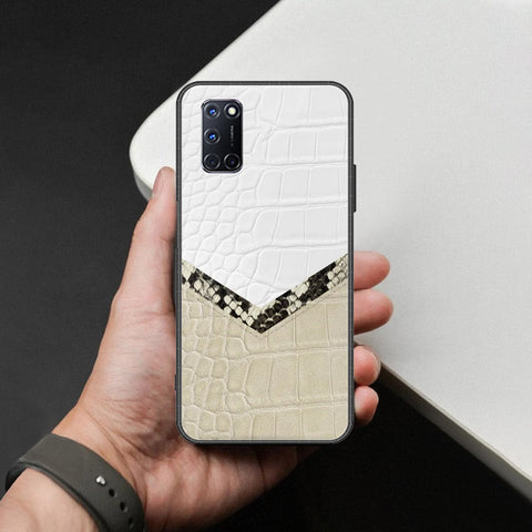 Oppo A52 Cover - Printed Skins Series - HQ Ultra Shine Premium Infinity Glass Soft Silicon Borders Case