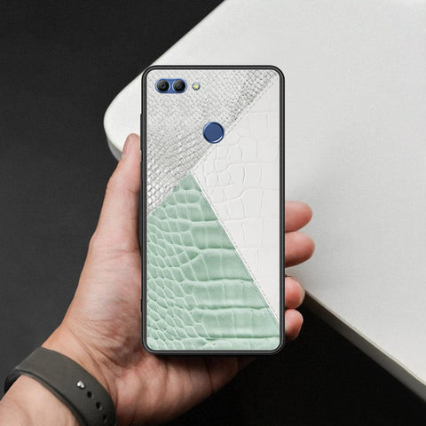 Huawei Y9 2018 Cover - Printed Skins Series - HQ Ultra Shine Premium Infinity Glass Soft Silicon Borders Case