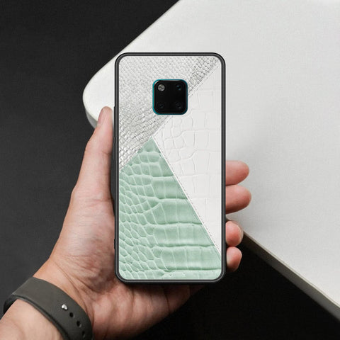 Huawei Mate 20 Pro Cover - Printed Skins Series - HQ Ultra Shine Premium Infinity Glass Soft Silicon Borders Case