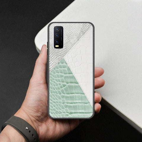 Vivo Y20 Cover - Printed Skins Series - HQ Ultra Shine Premium Infinity Glass Soft Silicon Borders Case
