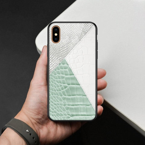 iPhone XS Max - Printed Skins Series - HQ Ultra Shine Premium Infinity Glass Soft Silicon Borders Case