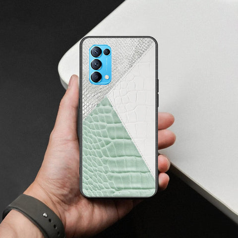 Oppo Find X3 Lite Cover - Printed Skins Series - HQ Ultra Shine Premium Infinity Glass Soft Silicon Borders Case
