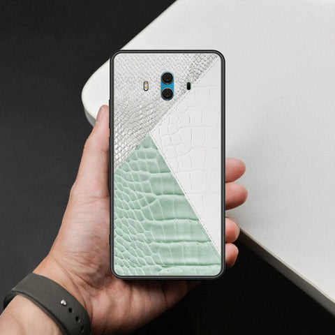 Huawei Mate 10 Cover - Printed Skins Series - HQ Ultra Shine Premium Infinity Glass Soft Silicon Borders Case